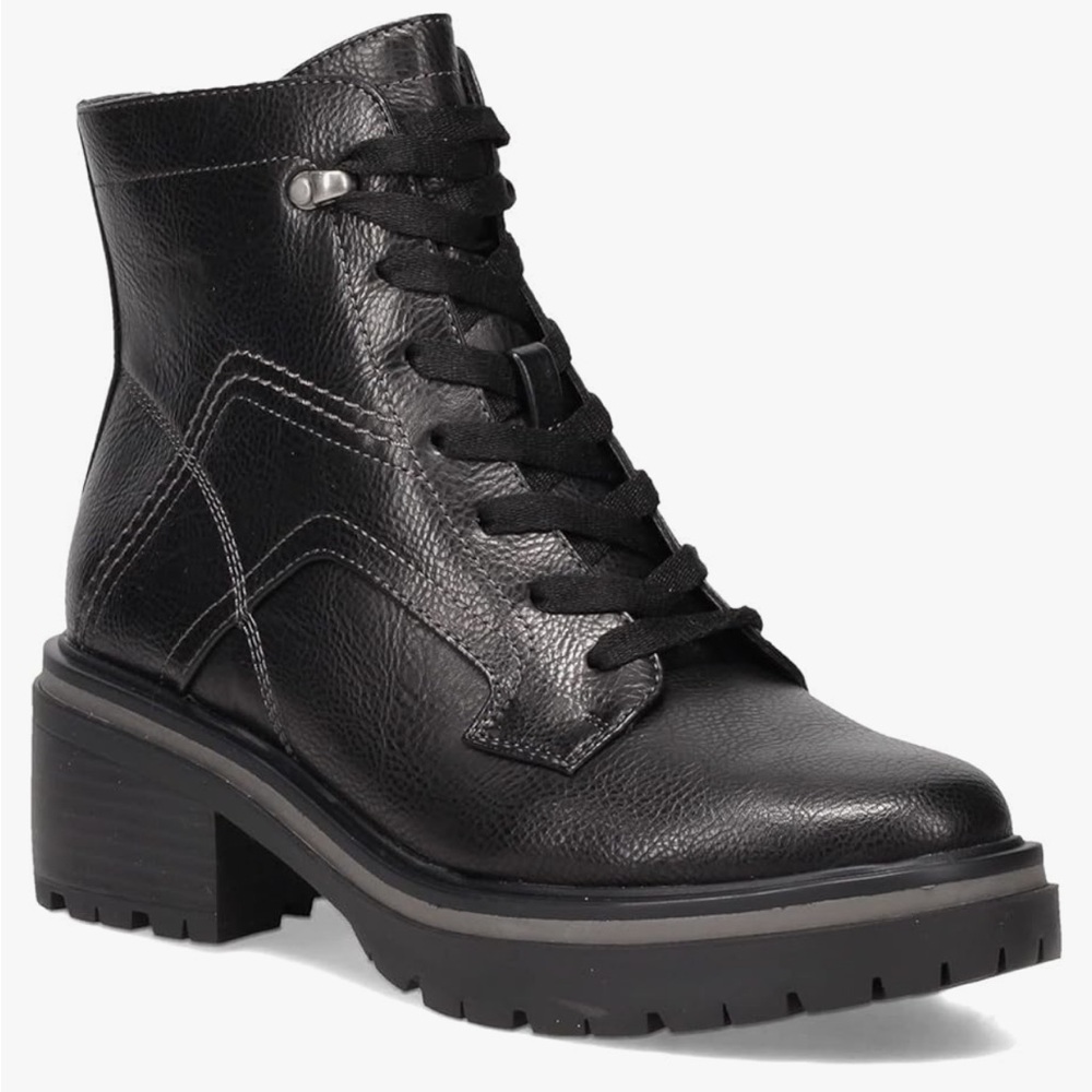 Naturalizer Women’s Black Abbott Ankle Combat Boot